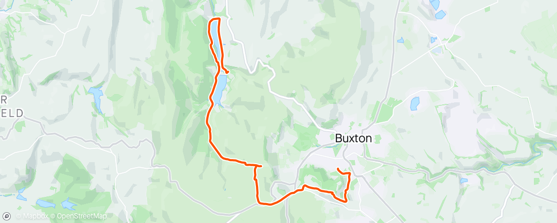 Map of the activity, One way Goyt