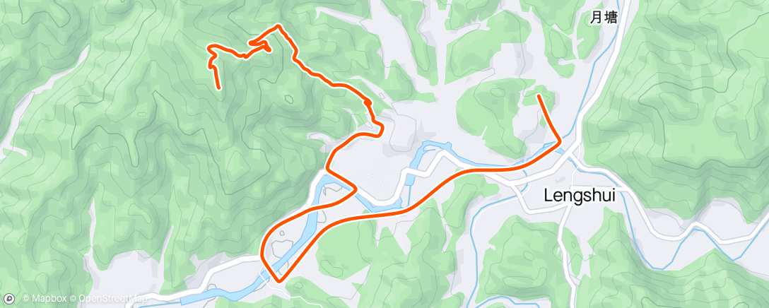 Map of the activity, 晨间爬墙比赛