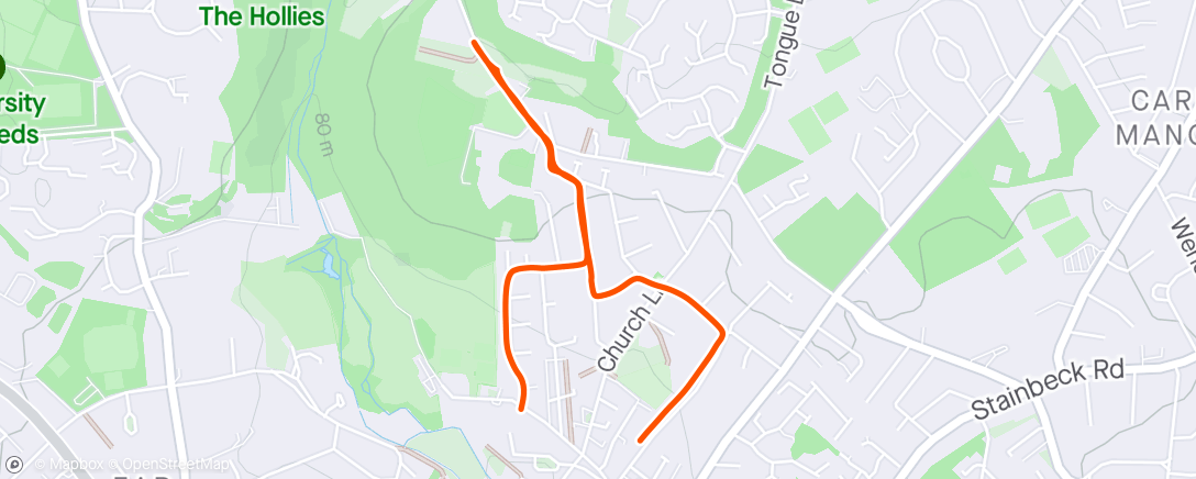 Map of the activity, Easy 30mins with Stan 🐕
