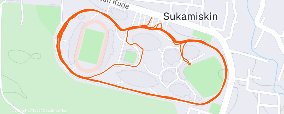 Карта физической активности (Morning Run)