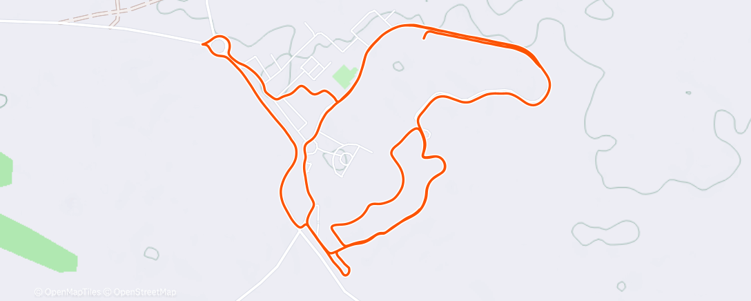 Map of the activity, Вечерний забег