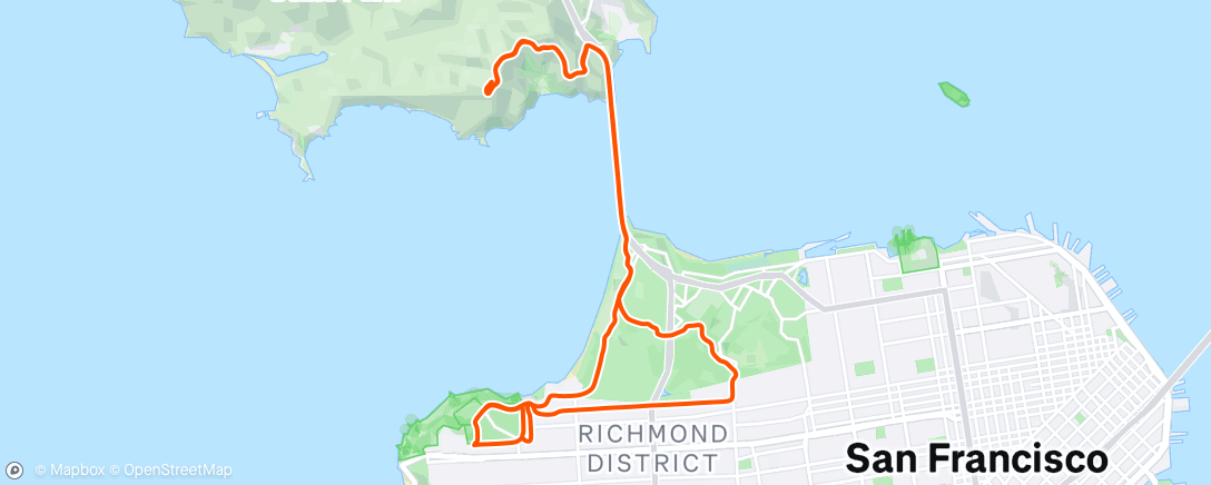 Map of the activity, Afternoon Ride