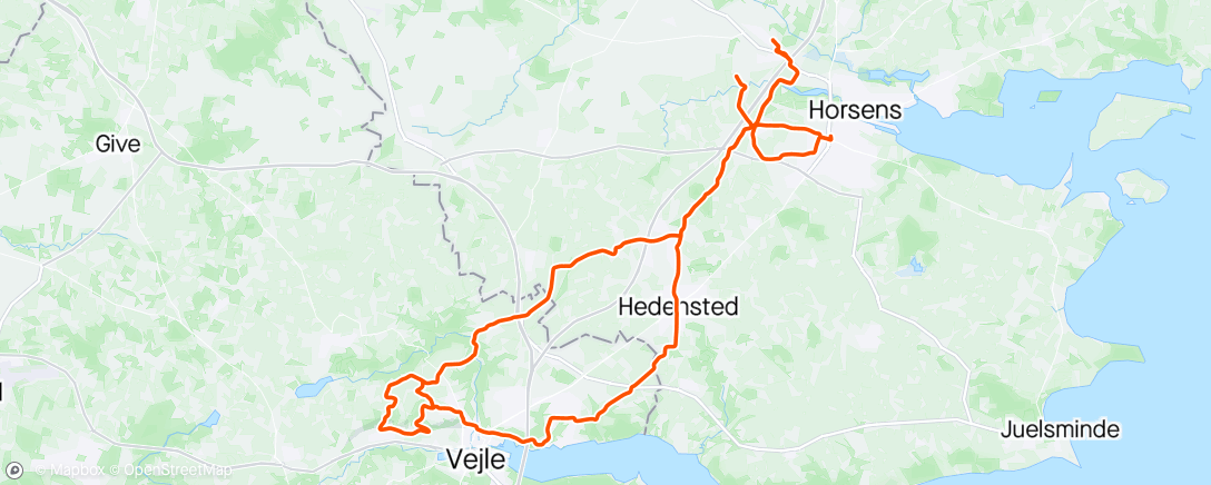 Map of the activity, Vuelta ciclista por la tarde - Xert