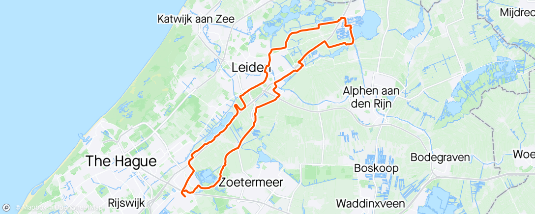 Карта физической активности (ZoMo Race Koffie bij 't Haventje)