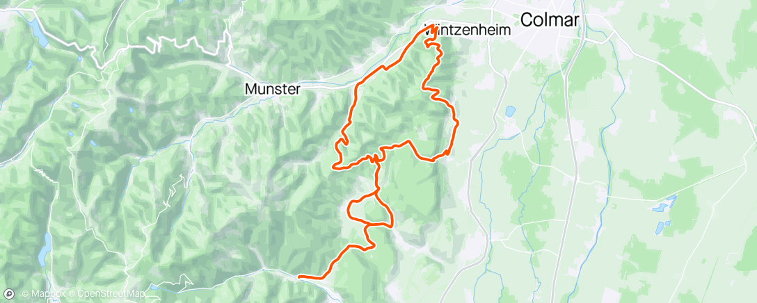 Map of the activity, Sortie sur route