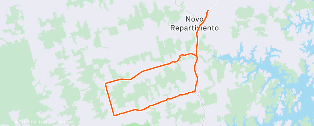 Карта физической активности (Pedalada da tarde)