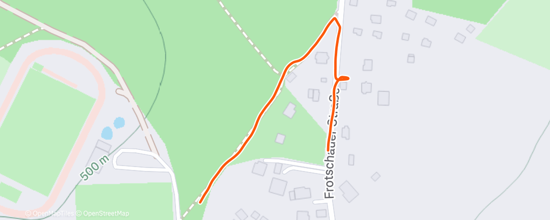 Map of the activity, Spaziergang am Nachmittag