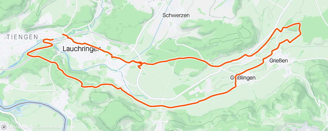 アクティビティ「CXB 24/3 Hochkopf, Hartwald-Rain」の地図