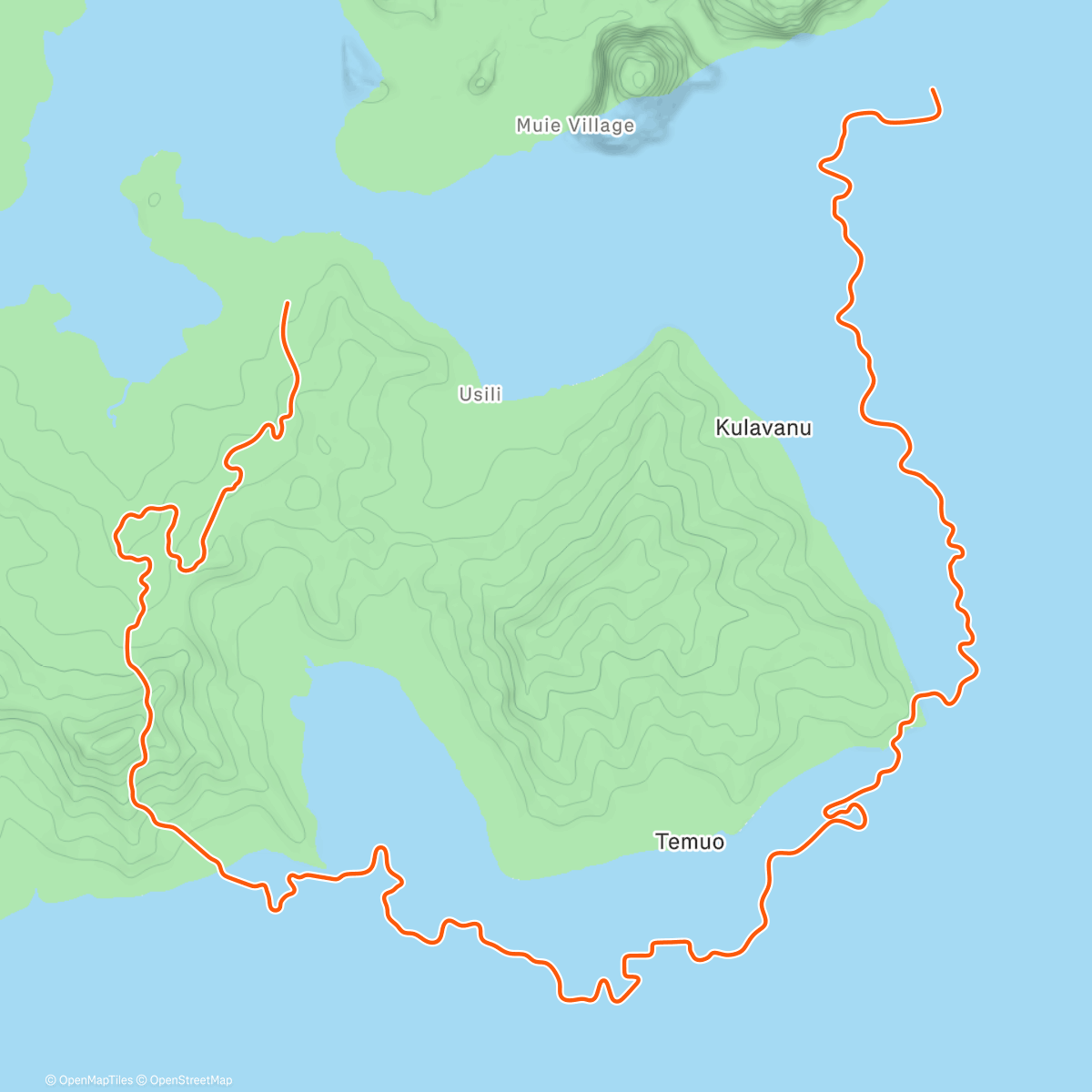 Map of the activity, Morning Ride