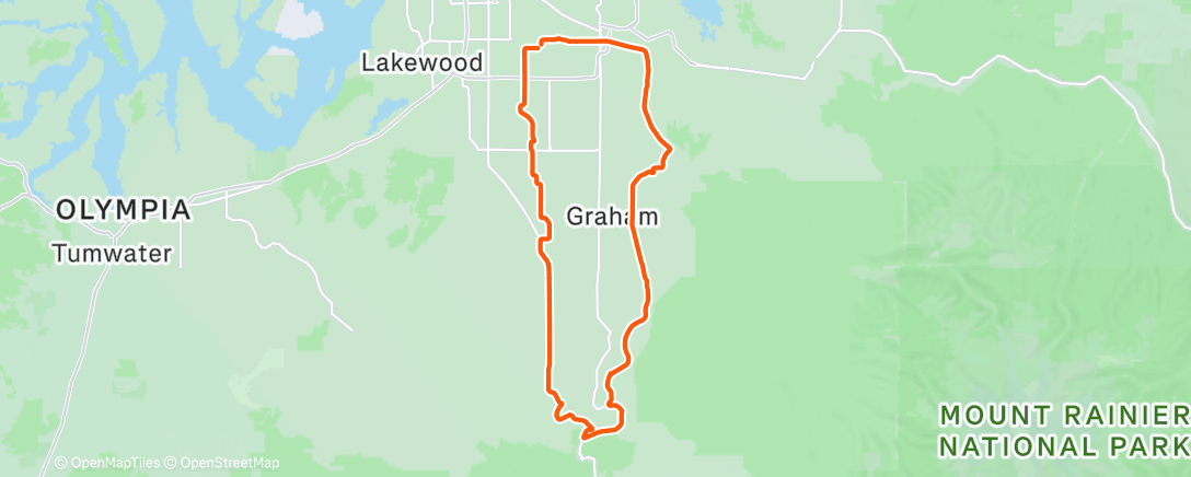 Map of the activity, Morning Ride