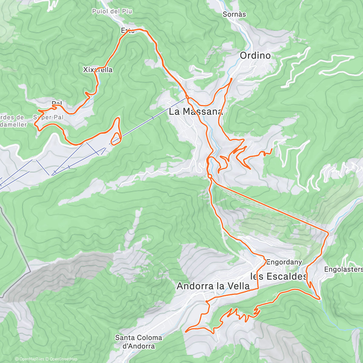 Map of the activity, ❄️❄️❄️