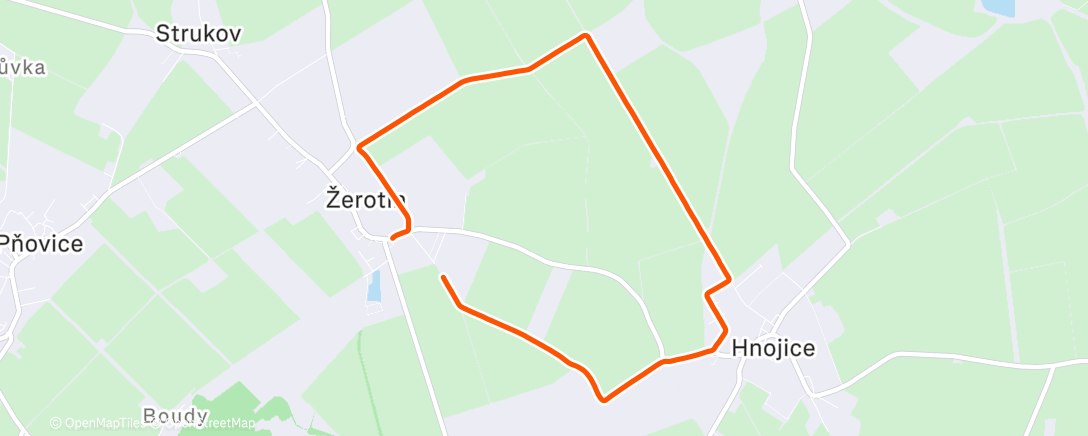 Карта физической активности (Morning Run)