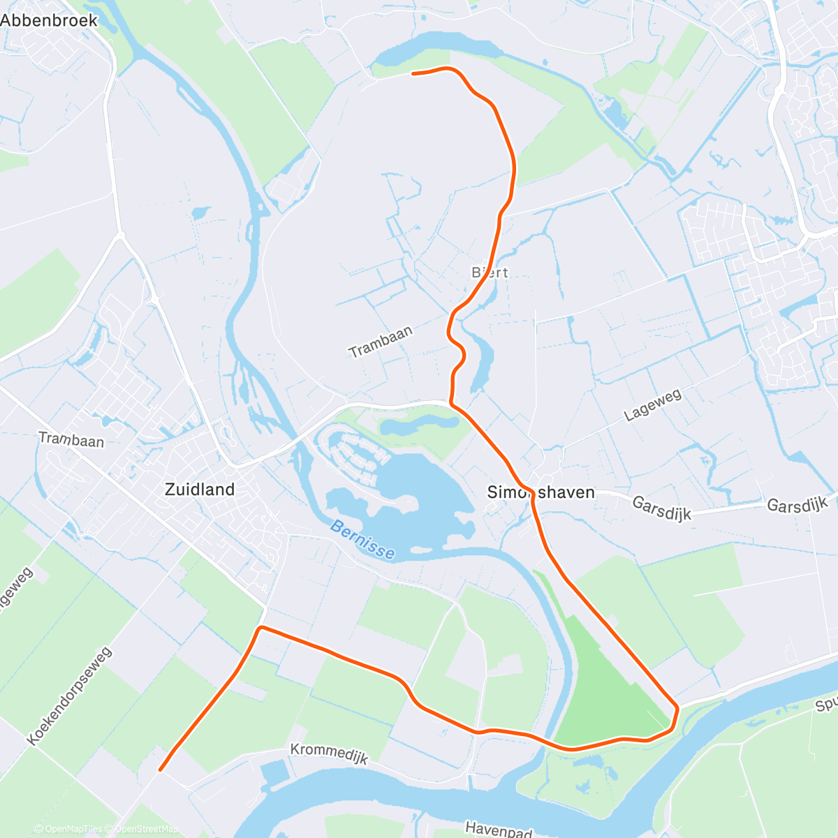 Map of the activity, ROUVY - Warmup Liga UBL