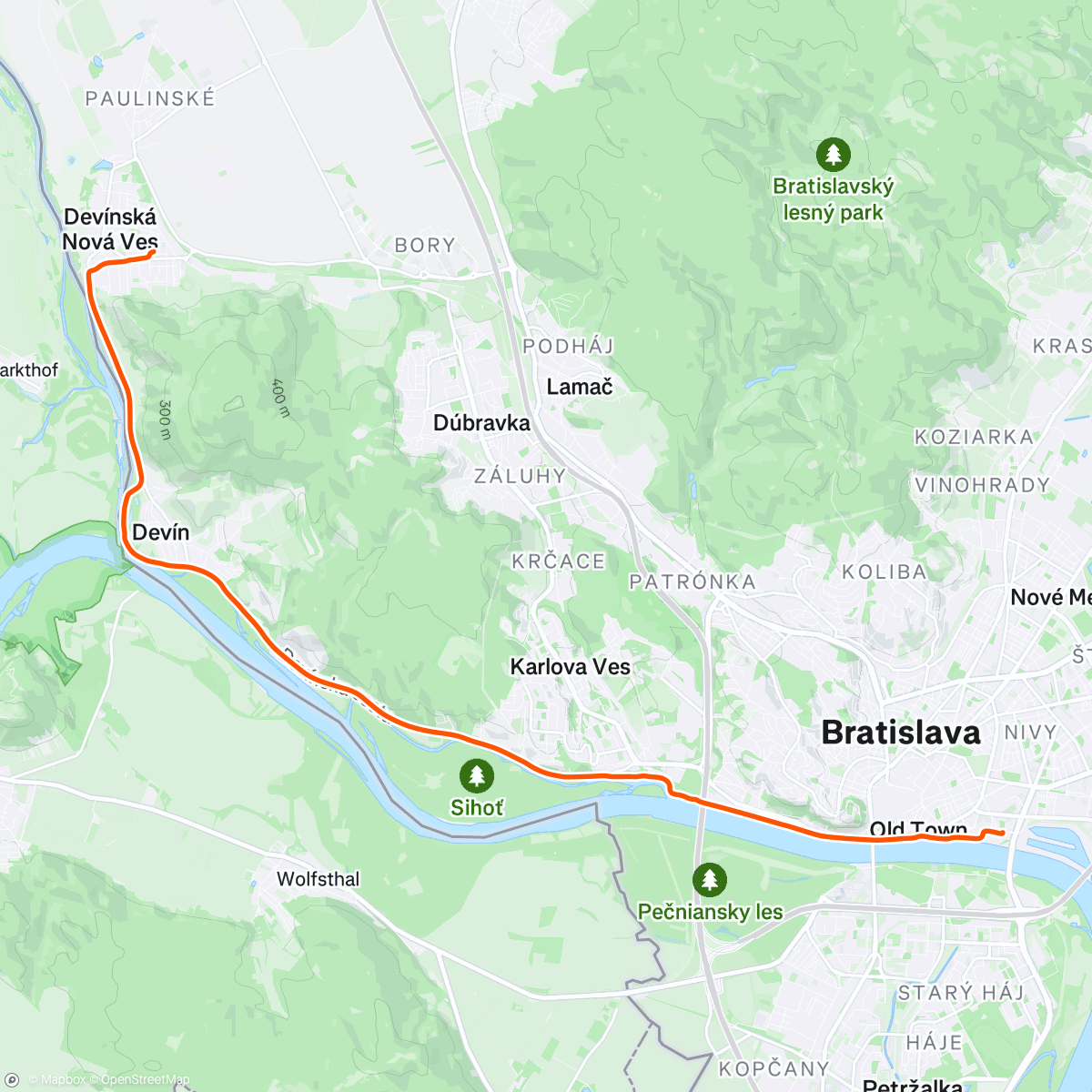 Map of the activity, EXTR125