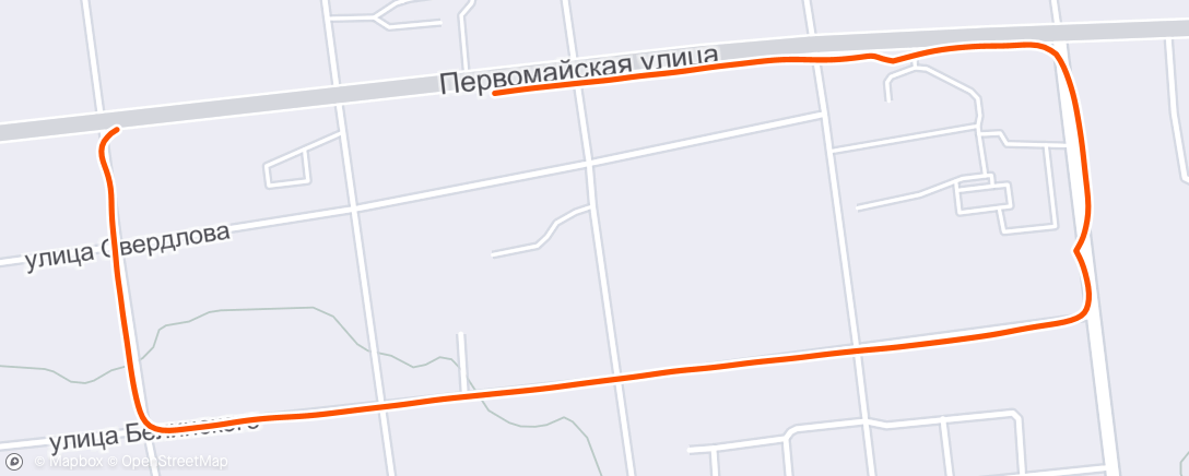 Map of the activity, Ночная ходьба
