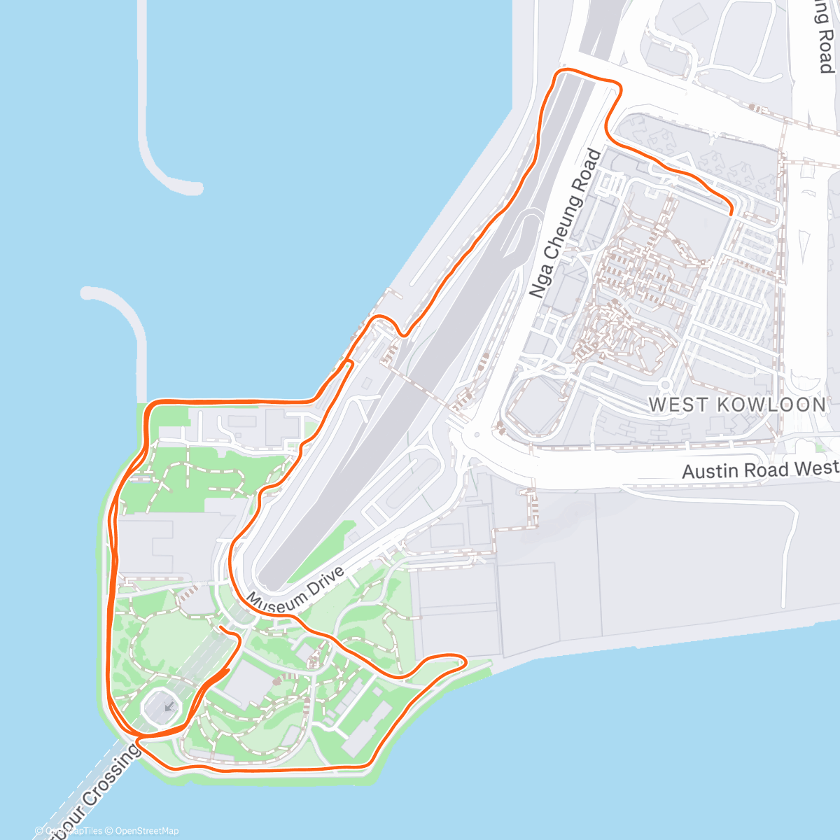 Карта физической активности (Afternoon Run)