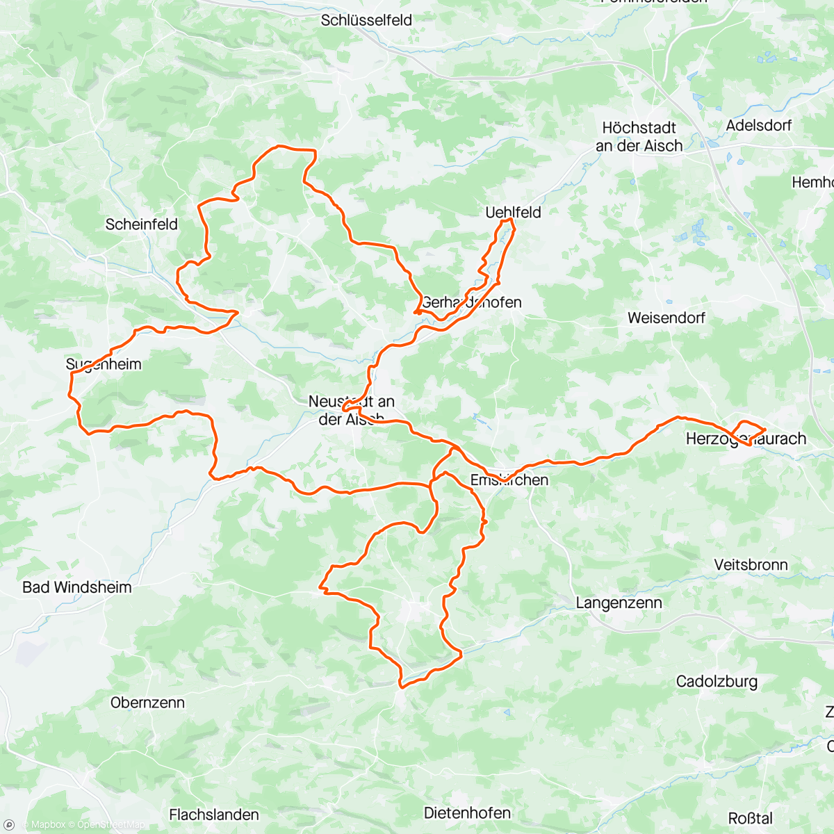 Карта физической активности (RTF Neustadt)