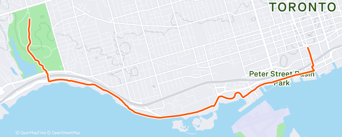 Карта физической активности (Morning Run)