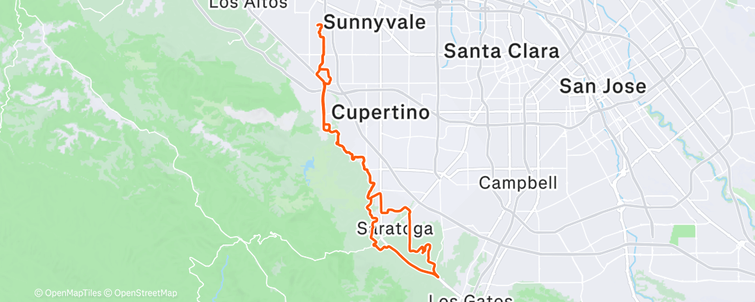 Карта физической активности (Saratoga neighborhoods w/ Bob)