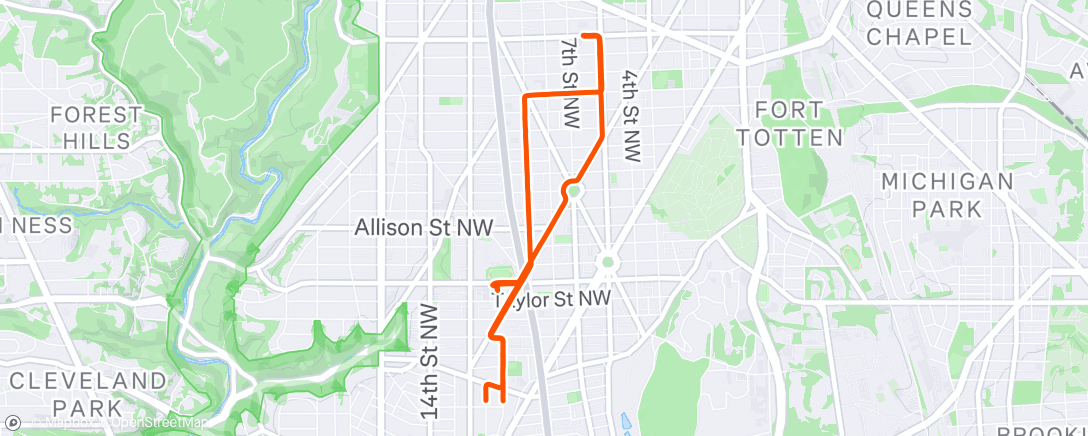 Map of the activity, Morning Ride