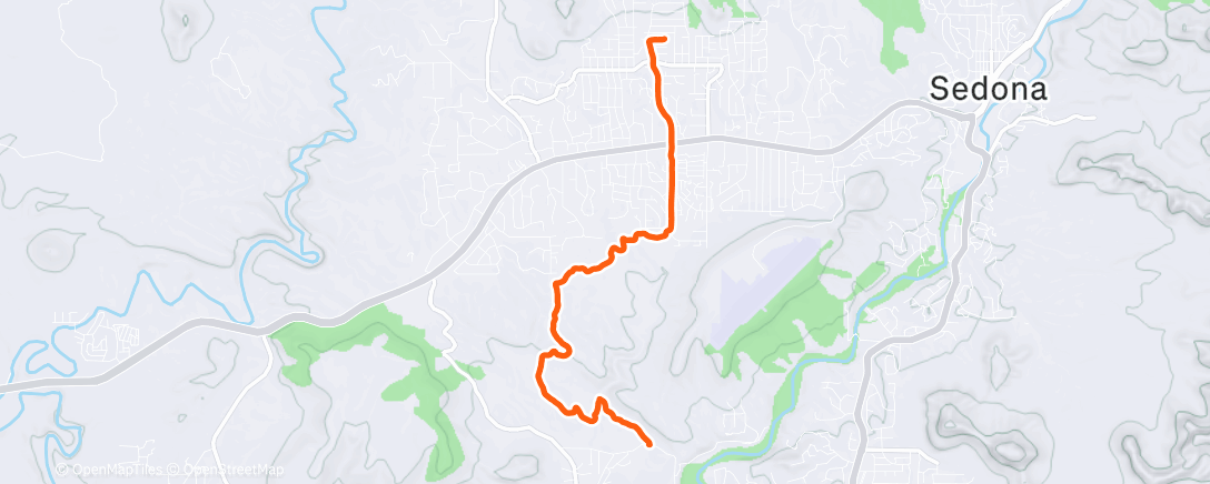 Карта физической активности (Afternoon Ride)