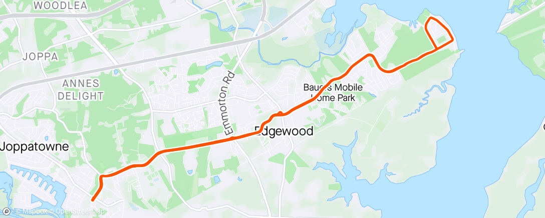 Map of the activity, First TT effort of the season - new PR at 21.0 mph 🥳