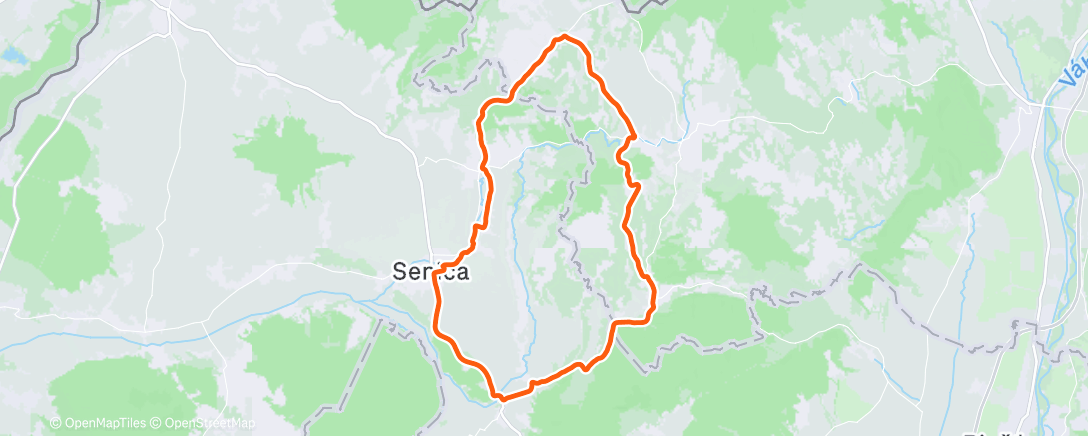 Map of the activity, Morning Gravel Ride