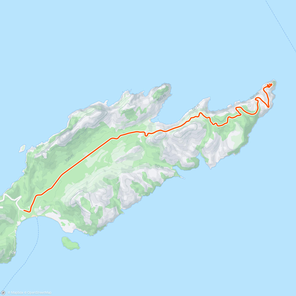 Map of the activity, Cap De Formentor