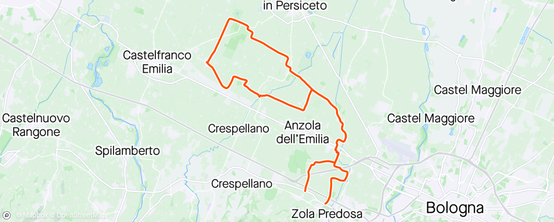 Map of the activity, Caffè a Manzolino, riappare Alessio