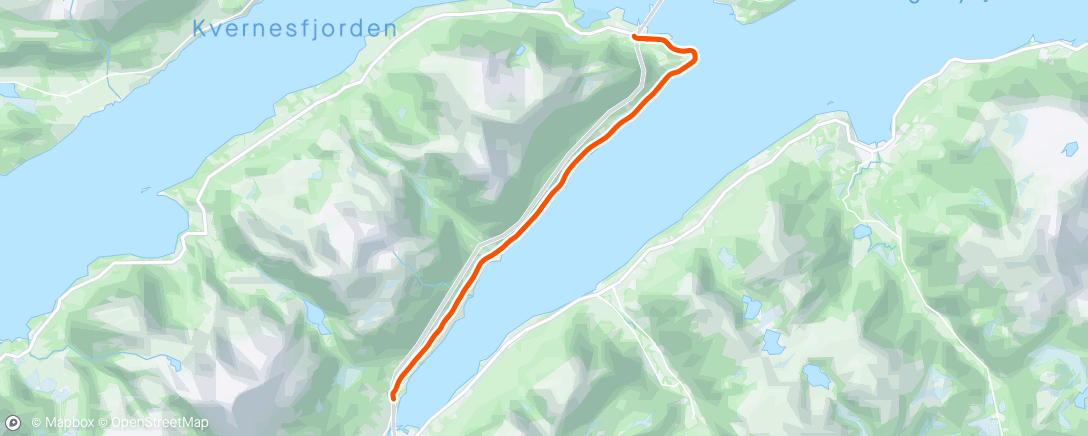 Mapa de la actividad, Batnfjord light