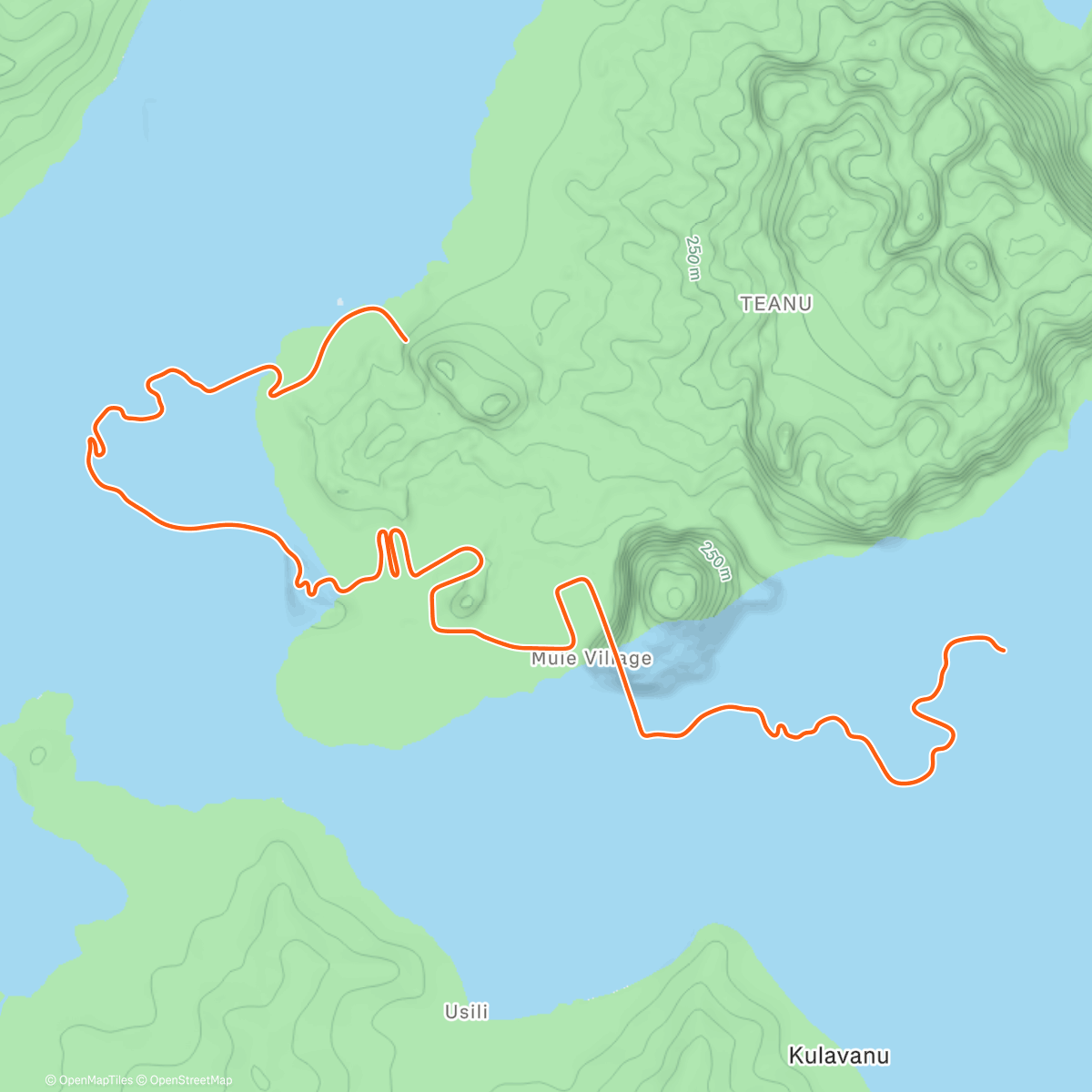 Map of the activity, Zwift