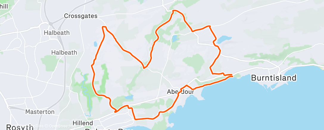 Map of the activity, Nice morning but much icier than I thought