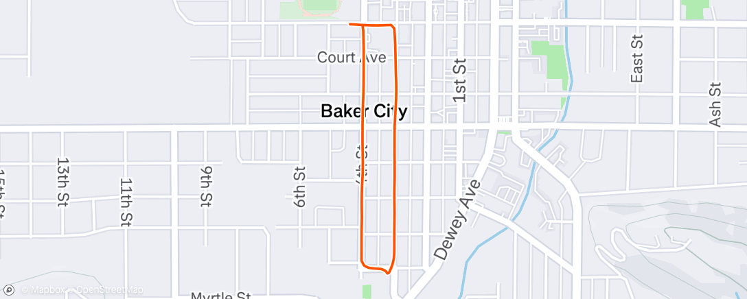 Map of the activity, Morning Ride