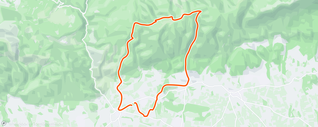 Map of the activity, Trail stage Lourmarin