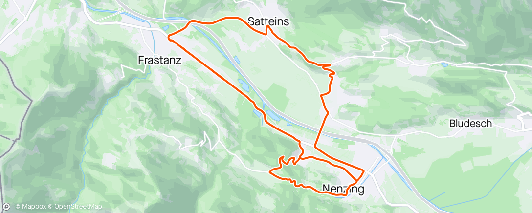 Map of the activity, GP Vorarlberg