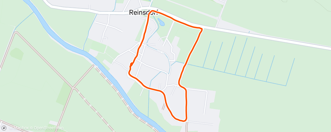 Map of the activity, Lauf am Morgen