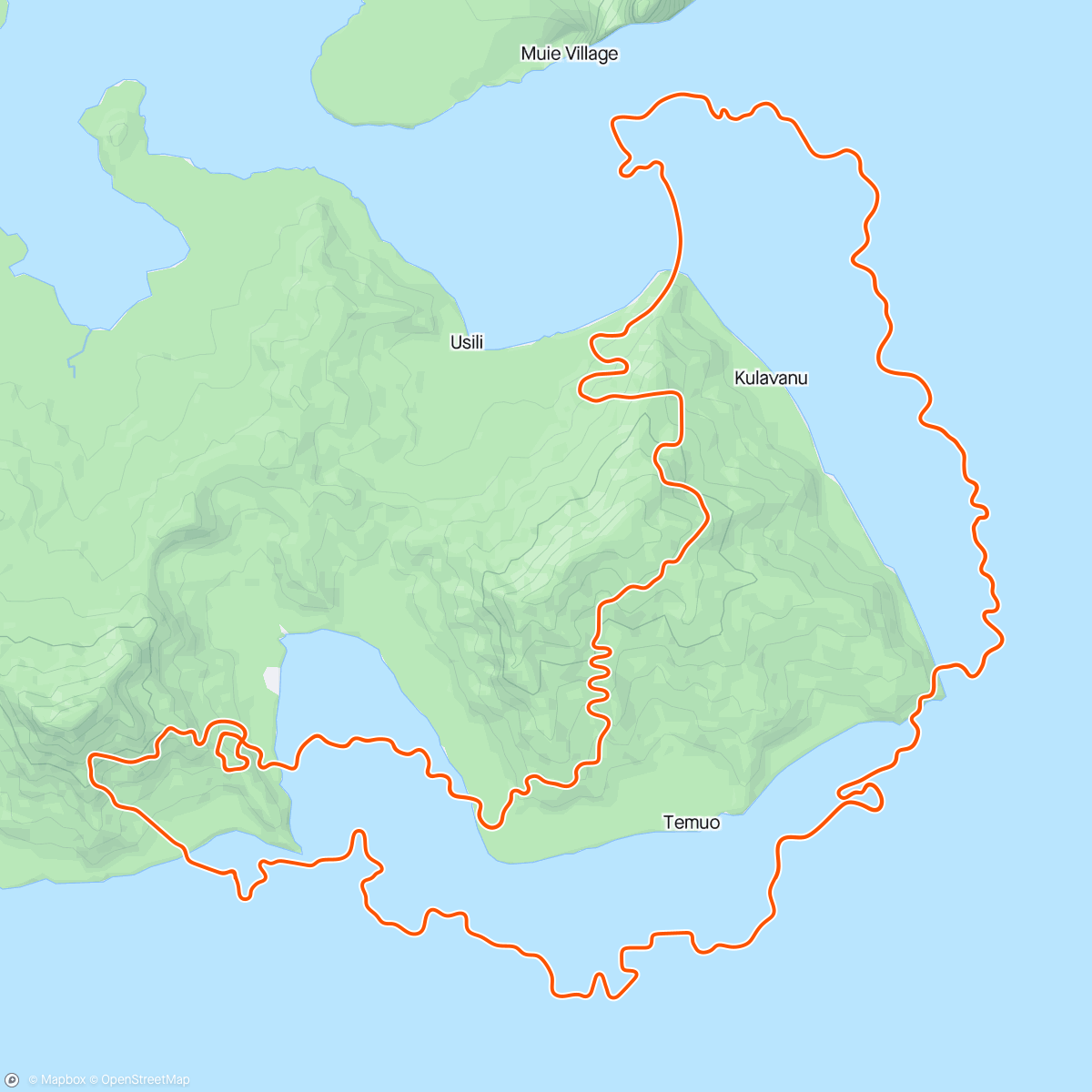 Map of the activity, Zwift - Devedeset in Watopia