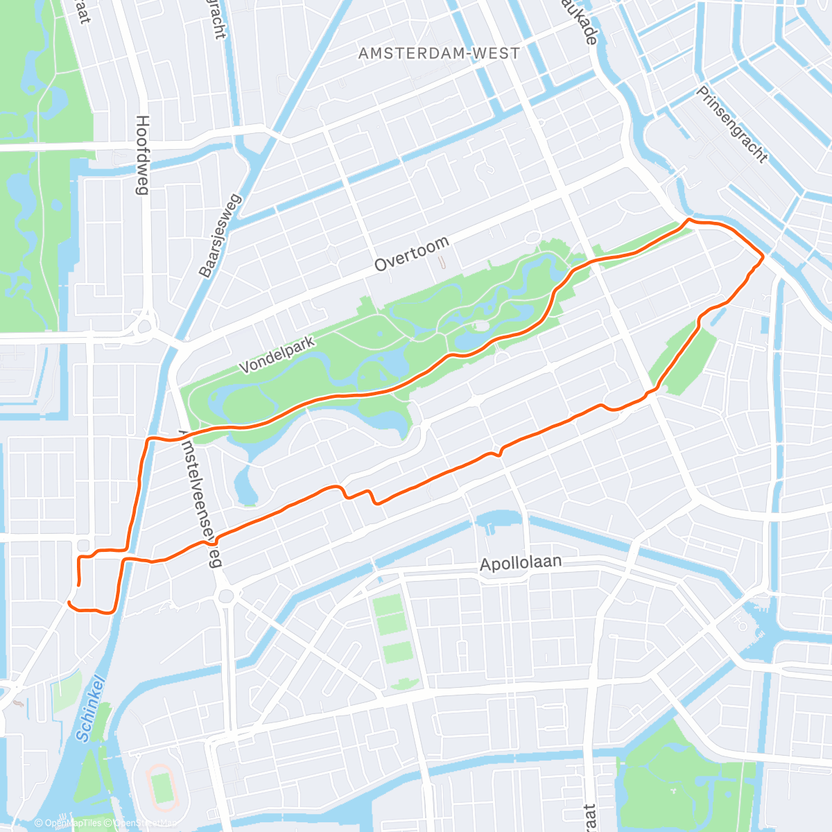 Map of the activity, Nico’s BD run 🥞