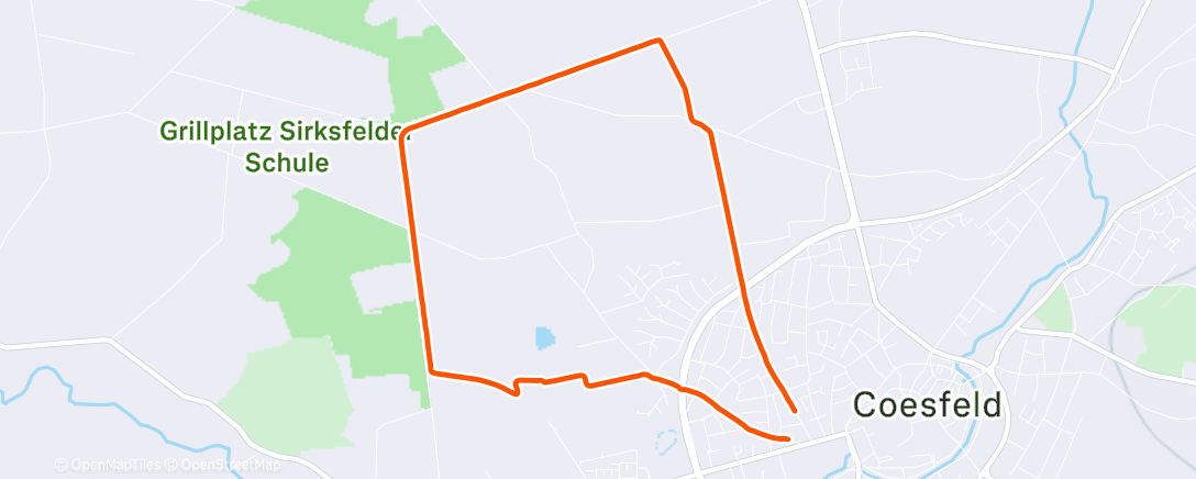 Map of the activity, Kreuzweg