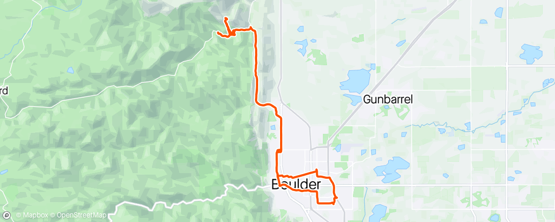 Map of the activity, Afternoon E-Mountain Bike Ride