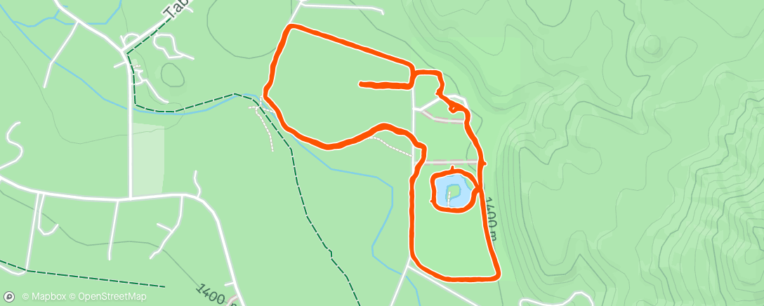 Map of the activity, Morning Trail Run