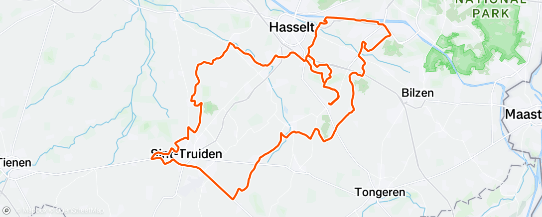 Mapa de la actividad (Morning Ride)