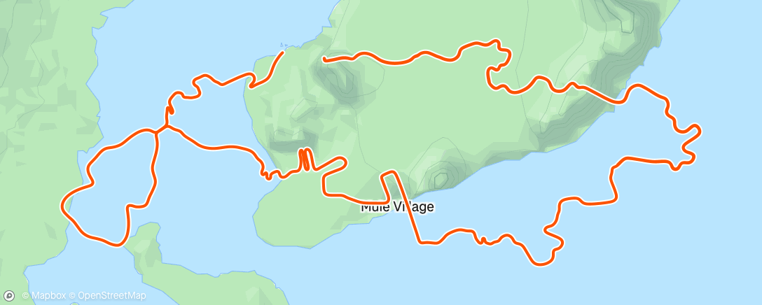 Peta aktivitas, Zwift - Waisted 8 in Watopia