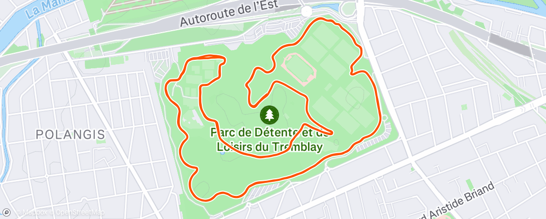 Map of the activity, Mirabal 10 km pour l'égalité et contre les violences faites aux femmes. Parti tranquille avec douleur 2/10 au dessus du pubis (pas de pubalgie à l'échographie). Finish a 5'13 au km inespéré. Merci à Jacques Kerry d'avoir été ma boussole