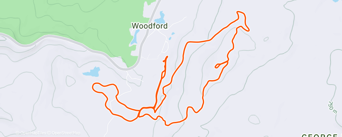 Карта физической активности (Prospect XC Ski)