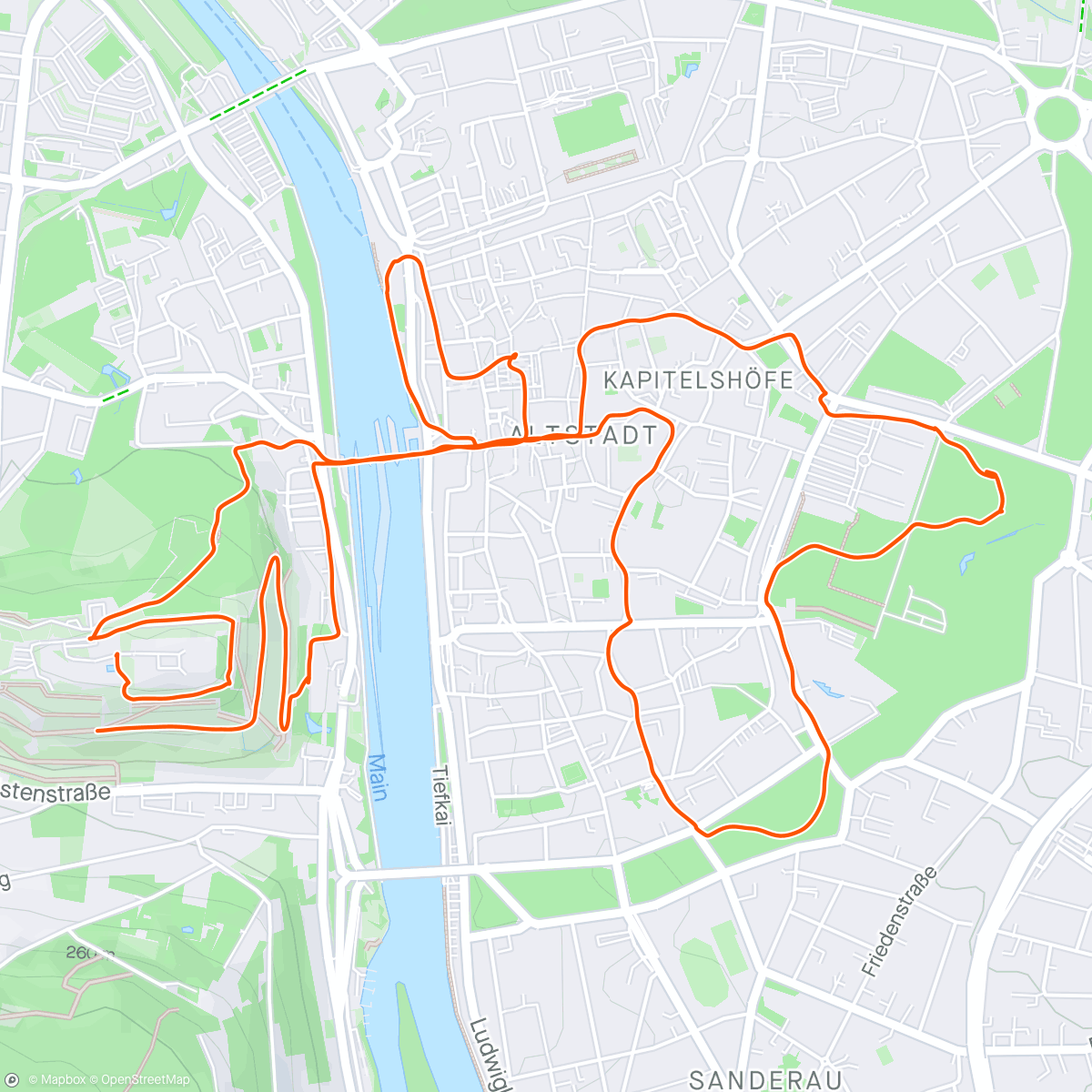 Map of the activity, Wurzburg 📸