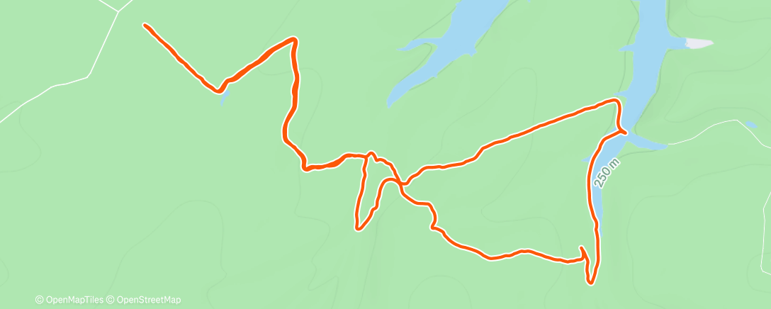 Map of the activity, Mittagswanderung