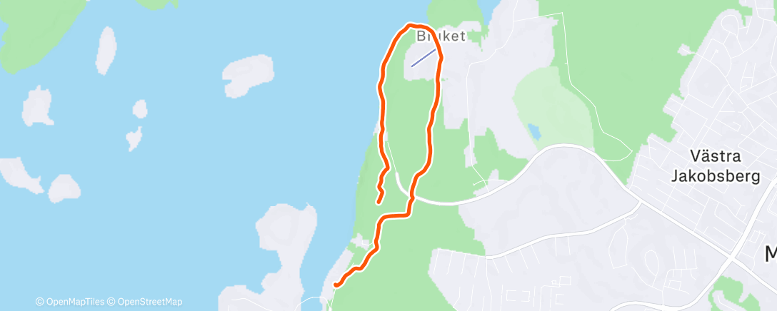 Map of the activity, Saturday Afternoon Walk