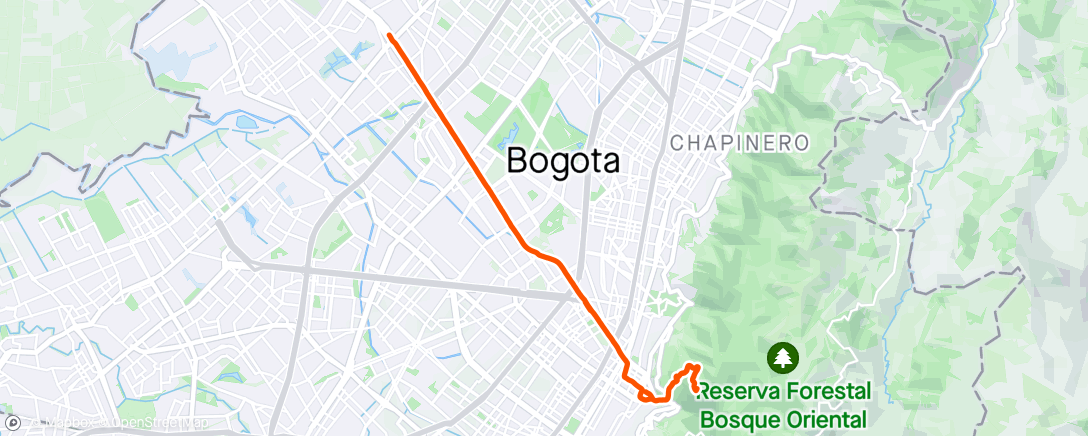 Mappa dell'attività Caminata por la mañana