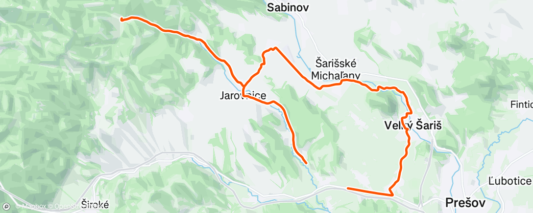 Map of the activity, Renčišov - spraviť si foto so snehom